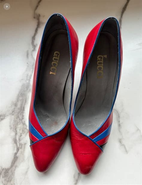 gucci pointed heels|vintage Gucci heels.